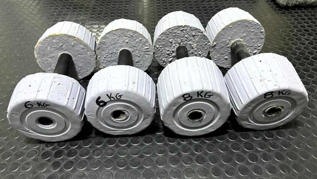 Concrete Dumbbells
